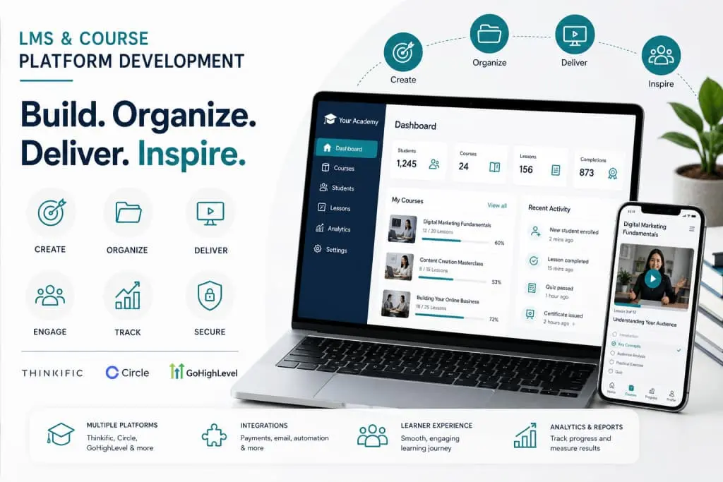 lms course platform development