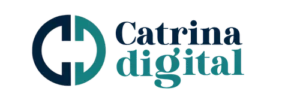 catrina digital logo in rectangle